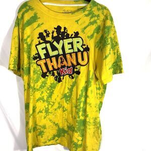BORN FLY/STAY FlY Embroidered Multicolored Fly  Tie Dye T-Shirt Men’s Size XL
